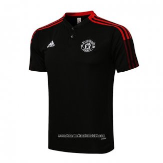 Maglia Polo Manchester United 2021 2022 Nero