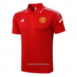 Maglia Polo Manchester United UCL 2021 2022 Rosso