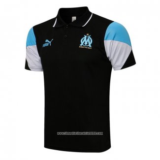 Maglia Polo Olympique Marsiglia 2021 2022 Nero