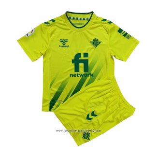 Maglia Real Betis Portiere Bambino 2022 2023 Giallo