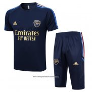 Tuta da Track Arsenal Manica Corta 2023 2024 Blu - Pantalon Corto