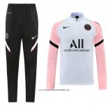 Tuta da Track Felpa Paris Saint-Germain 2021 2022 Bianco