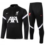 Tuta da Track Felpa Liverpool 2020 2021 Nero