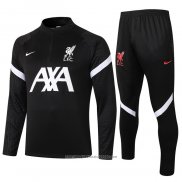 Tuta da Track Felpa Liverpool 2020 2021 Nero