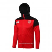 Giacca con Capucha Arsenal 2021 2022 Rosso