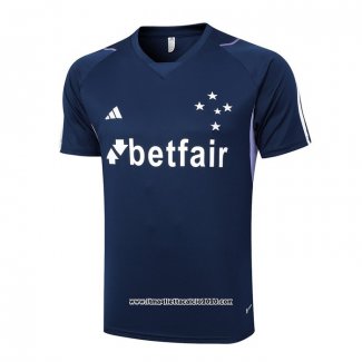 Maglia Allenamento Cruzeiro 2023 2024 Blu