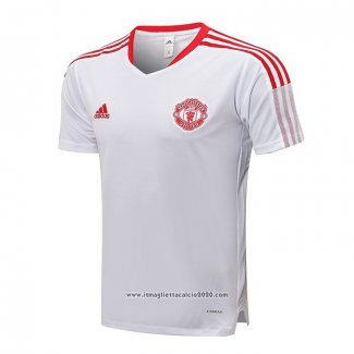 Maglia Allenamento Manchester United 2021 2022 Bianco