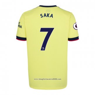 Maglia Arsenal Giocatore Saka Away 2021 2022