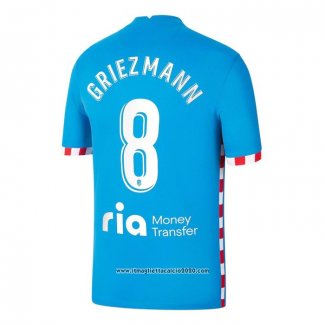 Maglia Atletico Madrid Giocatore Griezmann Terza 2021 2022