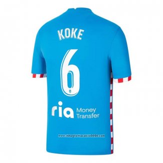 Maglia Atletico Madrid Giocatore Koke Terza 2021 2022