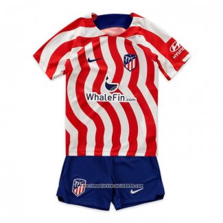 Maglia Atletico Madrid Home Bambino 2022 2023