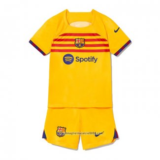 Maglia FC Barcellona Quarto Bambino 2022 2023