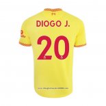 Maglia Liverpool Giocatore Diogo J. Terza 2021 2022