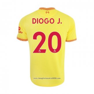 Maglia Liverpool Giocatore Diogo J. Home 2021 2022