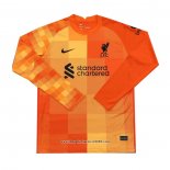 Maglia Liverpool Portiere Manica Lunga 2021 2022 Arancione