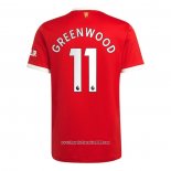 Maglia Manchester United Giocatore Greenwood Home 2021 2022