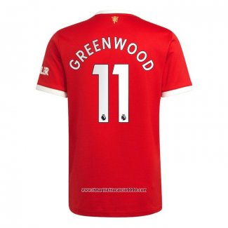 Maglia Manchester United Giocatore Greenwood Home 2021 2022