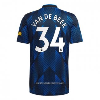 Maglia Manchester United Giocatore Van Beek Terza 2021 2022