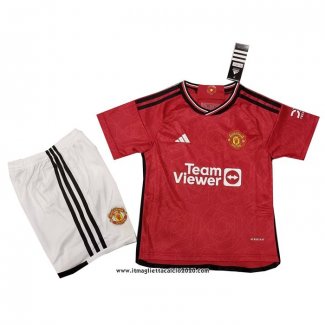 Maglia Manchester United Home Bambino 2023 2024