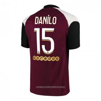 Maglia Paris Saint-Germain Giocatore Danilo Terza 2020 2021