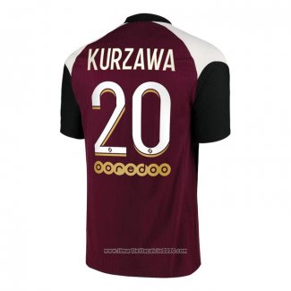 Maglia Paris Saint-Germain Giocatore Kurzawa Terza 2020 2021