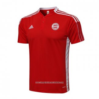 Maglia Polo Bayern Monaco 2021 2022 Rosso