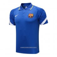 Maglia Polo FC Barcellona 2021 2022 Blu