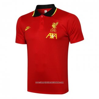 Maglia Polo Liverpool 2020 2021 Rosso