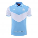 Maglia Polo Olympique Marsiglia 2022 2023 Blu e Bianco
