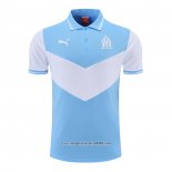 Maglia Polo Olympique Marsiglia 2022 2023 Blu e Bianco