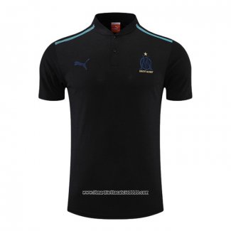 Maglia Polo Olympique Marsiglia 2022 2023 Nero