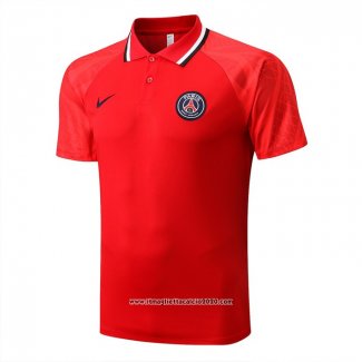 Maglia Polo Paris Saint-Germain 2022 2023 Rosso