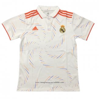 Maglia Polo Real Madrid 2020 2021 Bianco