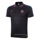 Maglia Polo Paris Saint-Germain 2020 2021 Nero e Grigio