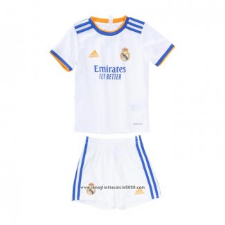 Maglia Real Madrid Home Bambino 2021 2022