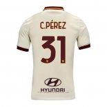 Maglia Roma Giocatore C.perez Away 2020 2021