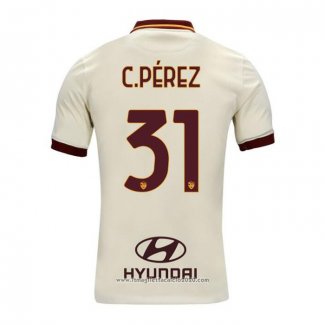 Maglia Roma Giocatore C.perez Away 2020 2021