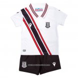 Maglia Stoke City Away Bambino 2022 2023 Bianco