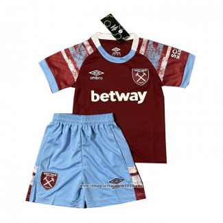 Maglia West Ham Home Bambino 2022 2023