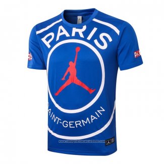 Maglia Allenamento Paris Saint-Germain Jordan 2020 2021 Blu