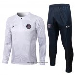 Tuta da Track Felpa Paris Saint-Germain 2022 2023 Bianco