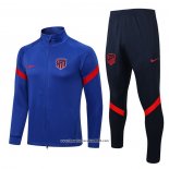 Tuta da Track Giacca Atletico Madrid 2022 2023 Blu