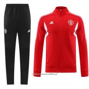 Tuta da Track Giacca Manchester United 2022 2023 Rosso