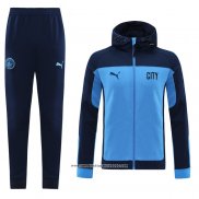 Tuta da Track con Capucha Manchester City 2020 2021 Blu