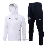 Tuta da Track con Capucha Manchester City 2021 2022 Bianco