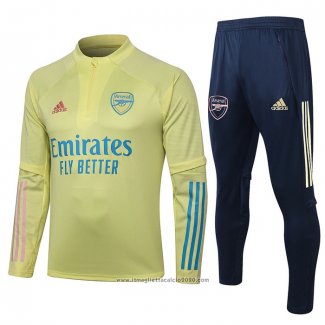 Tuta da Track Felpa Arsenal 2020 2021 Giallo