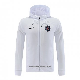Giacca con Capucha Paris Saint-Germain 2022 2023 Bianco
