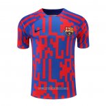 Maglia Allenamento FC Barcellona 2022 2023 Rosso e Blu