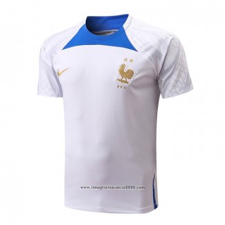 Maglia Allenamento Francia 2022 2023 Bianco