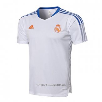 Maglia Allenamento Real Madrid 2021 2022 Bianco